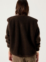 Qəhvəyi - Amerikan Vintage Hoktown Gilet - 4şəkildən 2 şəkil