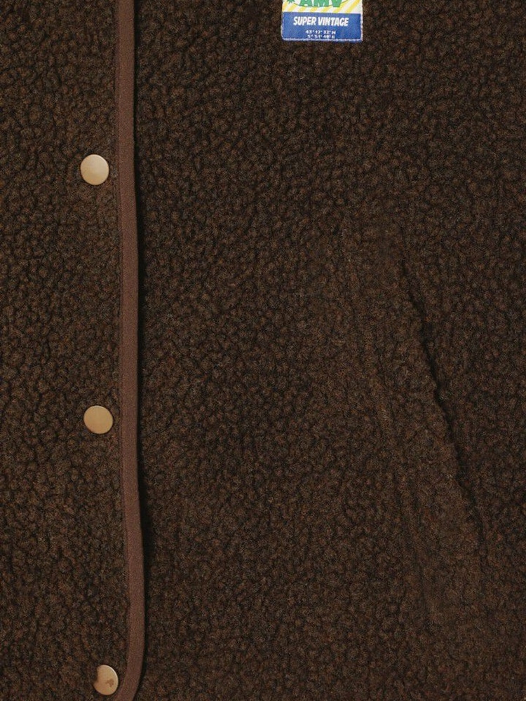 Qəhvəyi - Amerikan Vintage Hoktown Gilet - 4şəkildən 4 şəkil