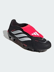 adidas Black Predator League Fold-Over Tongue Artificial Ground Football Boots - Image 1 of 9