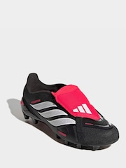 adidas Black Predator League Fold-Over Tongue Artificial Ground Football Boots - Image 3 of 9