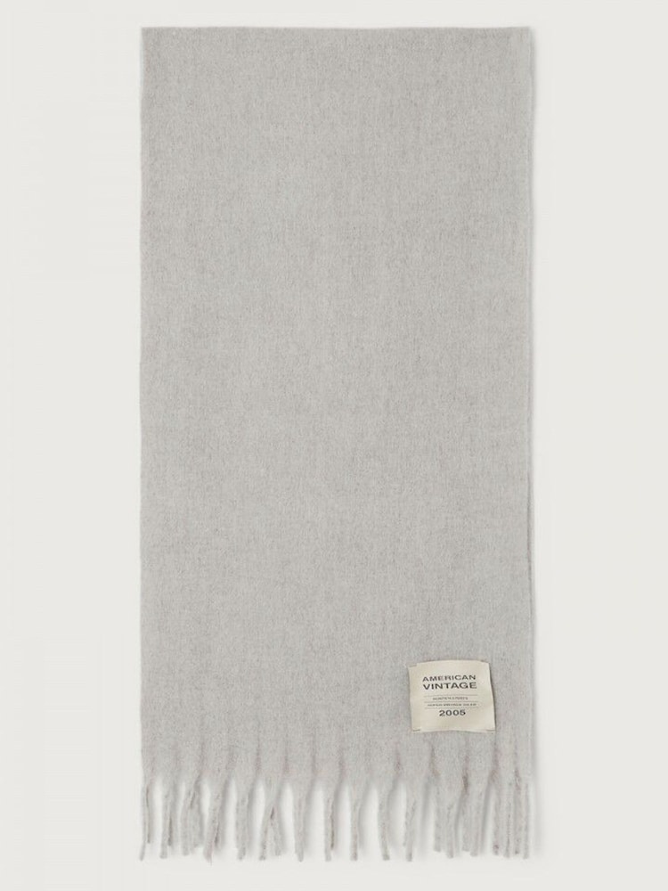 American Vintage Grey Zinaco Scarf - Image 2 of 4 American Vintage Grey Zinaco Scarf - Image 2 of 4