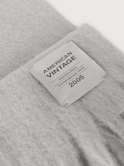 American Vintage Grey Zinaco Scarf - Image 4 of 4