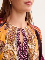 Monsoon Pink Magdalena Paisley Print Blouse - Image 4 of 4