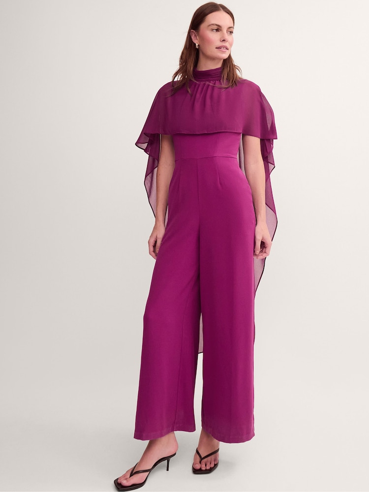 Monsoon Valerie Cape кең аяқты комбинезон - 6суретінің 1 суреті