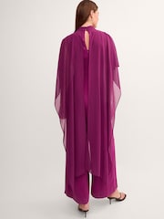 Monsoon Valerie Cape кең аяқты комбинезон - 6суретінің 3 суреті