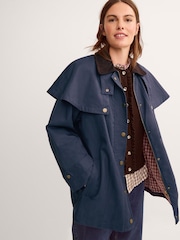 Monsoon Blue Carly Cape Barn Jacket - Image 1 of 4