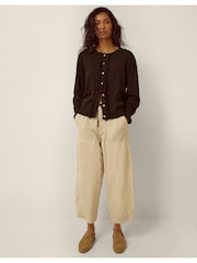 Braun - Monsoon Ruby Frill Cardigan - Bild 2 von 8