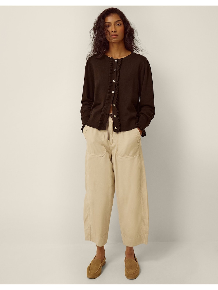 Braun - Monsoon Ruby Frill Cardigan - Bild 2 von 8
