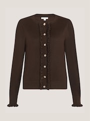 Braun - Monsoon Ruby Frill Cardigan - Bild 8 von 8