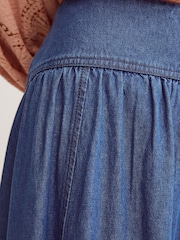 Monsoon Blue Paloma Denim Midi Skirt - Image 2 of 4