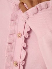 Pink - Monsoon Ruby Frill Cardigan - Bild 2 von 5