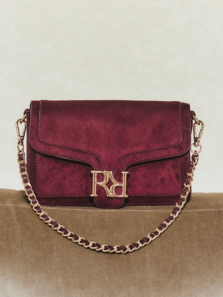 River Island Red Flap Front Shoulder Bag - Image 1 of 6 River Island Red Flap Front Shoulder Bag - Image 1 of 6