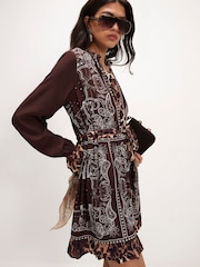 River Island Bandana Placed Mini Dress - Billede 3 af 4