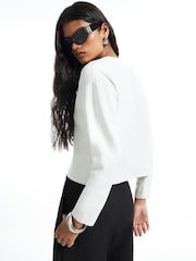 River Island Cream Chinoiserie Cardigan - Image 4 of 4