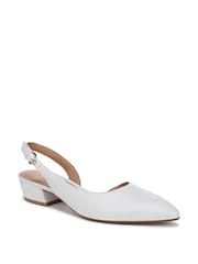 Naturalizer White Banks Wide Fit Slingback Shoes - Image 2 of 6