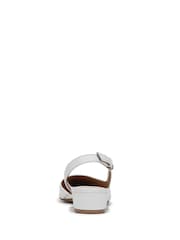 Naturalizer White Banks Wide Fit Slingback Shoes - Image 4 of 6