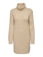 JDY Stone Cosy Knitted Roll Neck Dress - Image 5 of 5