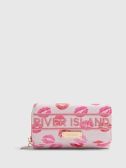 River Island Lipstick Logo Flap Purse - Bild 1 von 5