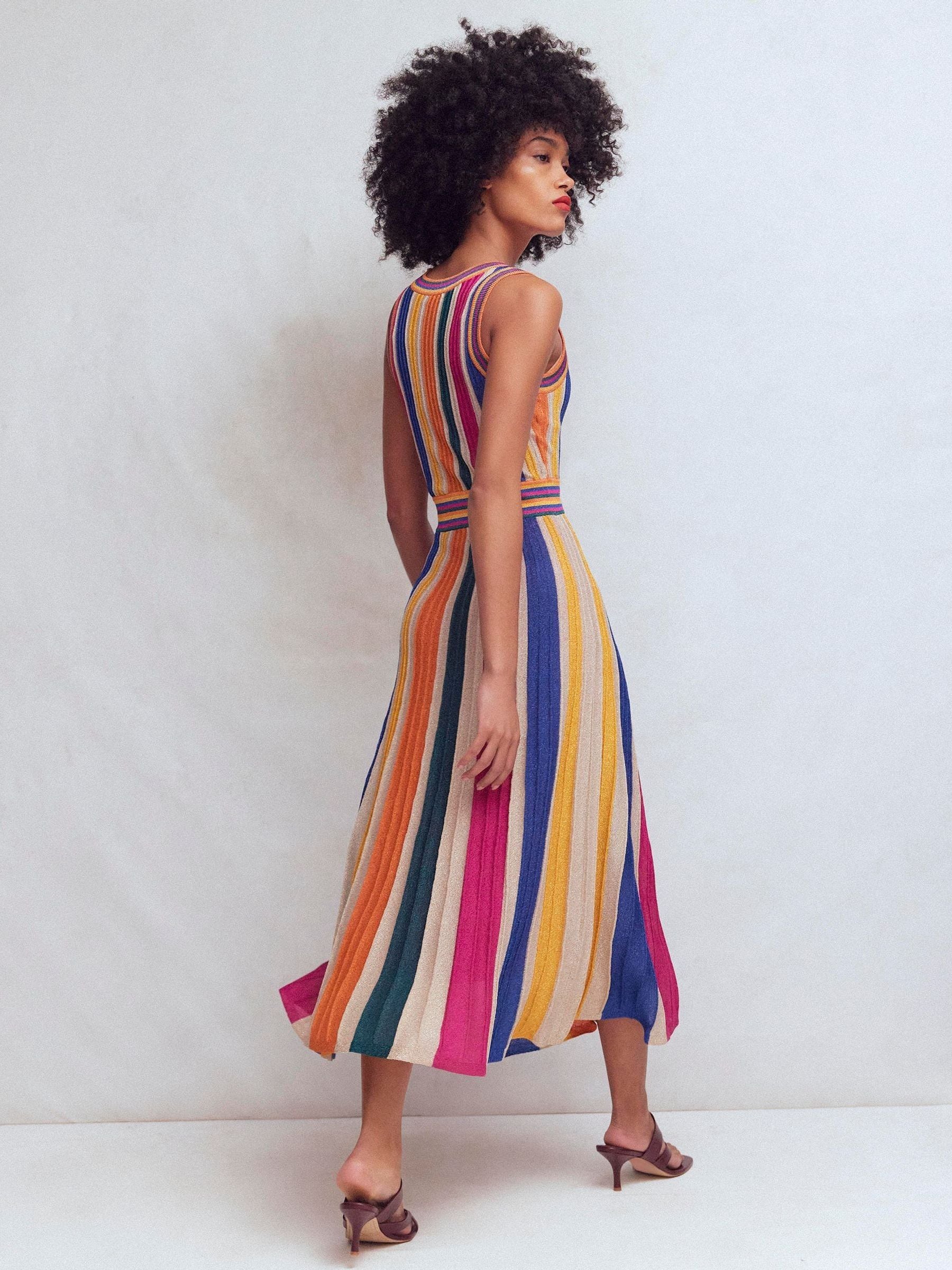 boden blue and white striped dress Buy Boden Blue Ada Double Cloth Stripe Midi Dress from Next USA