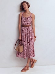 Rosa - Boden Scoop Neck Jersey Dress - Imagen 1 de 6