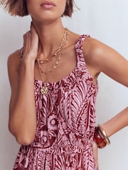 Rosa - Boden Scoop Neck Jersey Dress - Imagen 2 de 6