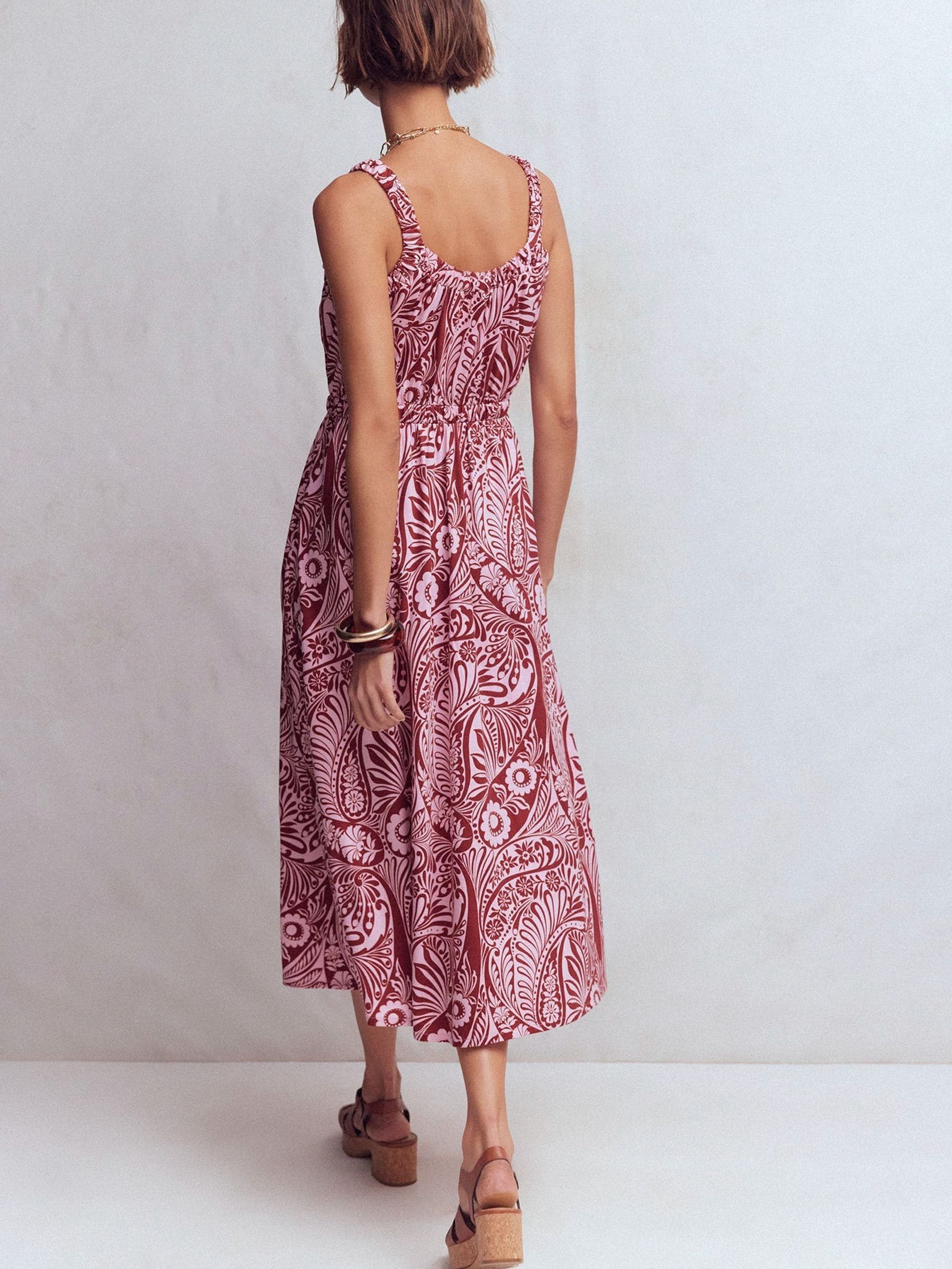 boden scoop neck jersey midi dress Boden Women's Scoop Neck Jersey Dress in Pink