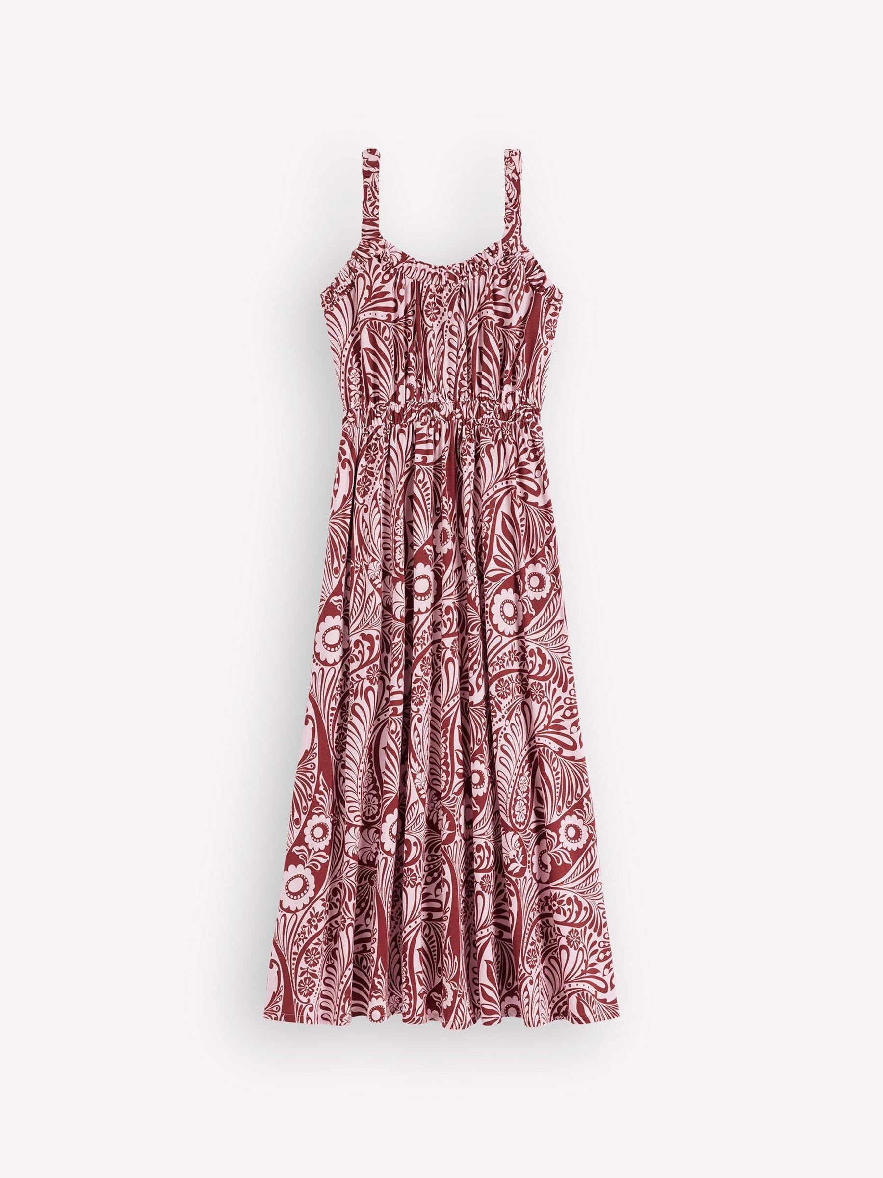 boden square neck jersey dress Scoop Neck Jersey Dress - Multi, Zigzag Ripple