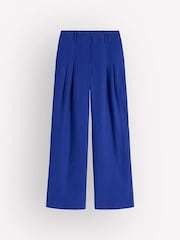 Boden Blue Mayfair Linen Trousers - Image 6 of 6