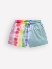 Boden Blue Tie Dye Jersey Shorts - Image 1 of 3