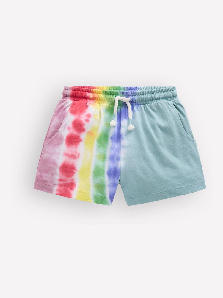 Boden Blue Tie Dye Jersey Shorts - Image 1 of 3