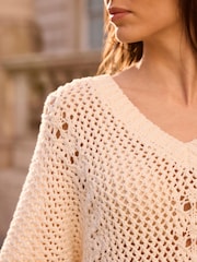 Mint Velvet White Cotton Blend Knit Top - Image 4 of 7