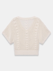 Mint Velvet White Cotton Blend Knit Top - Image 7 of 7