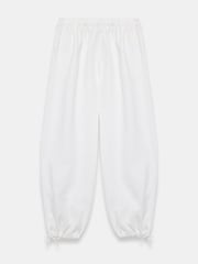 Mint Velvet White Linen Balloon Trousers - Image 7 of 7