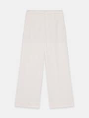 Mint Velvet White Pintuck Side Trim Trousers - Image 6 of 7