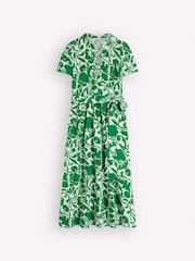 Boden Green Naomi Jersey Midi Dress - Image 2 of 2