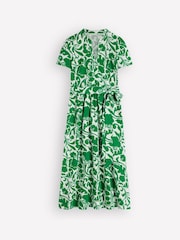 Boden Green Naomi Jersey Midi Dress - Image 7 of 7