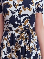 Boden Blue Naomi Jersey Midi Dress - Image 5 of 6