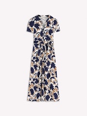 Boden Blue Naomi Jersey Midi Dress - Image 6 of 6