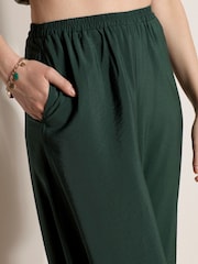 Apricot Green Relaxed Balloon Trousers - Image 3 of 5
