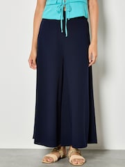 Apricot Blue Fluid Wide-Leg Trousers - Image 2 of 4