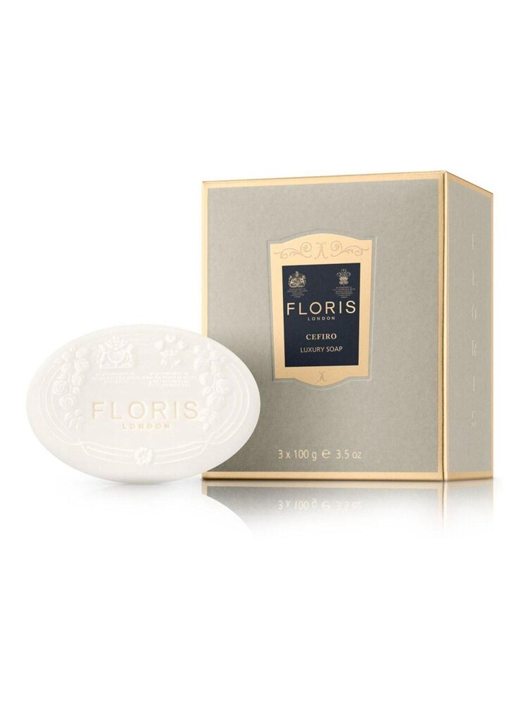 Floris Cefiro Luxury Soap 3x100g - Image 1 of 1