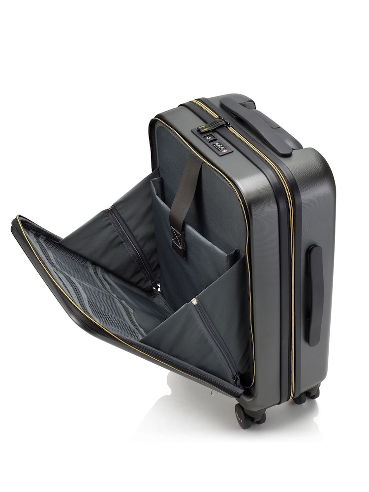 Tripp Grey Style Lite Cabin Front Opening Suitcase - Image 2 of 5 Tripp Grey Style Lite Cabin Front Opening Suitcase - Image 2 of 5