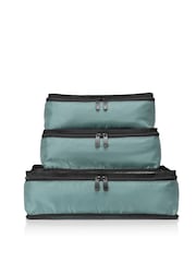 Tripp Green Packing Cubes with Storage Bag Set Of 3 - Image 3 of 3