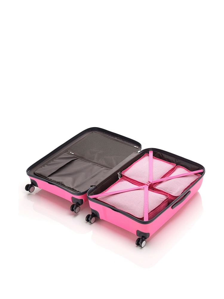 Tripp Pink Packing Cubes with Storage Bag Set Of 3 - Image 2 of 3 Tripp Pink Packing Cubes with Storage Bag Set Of 3 - Image 2 of 3