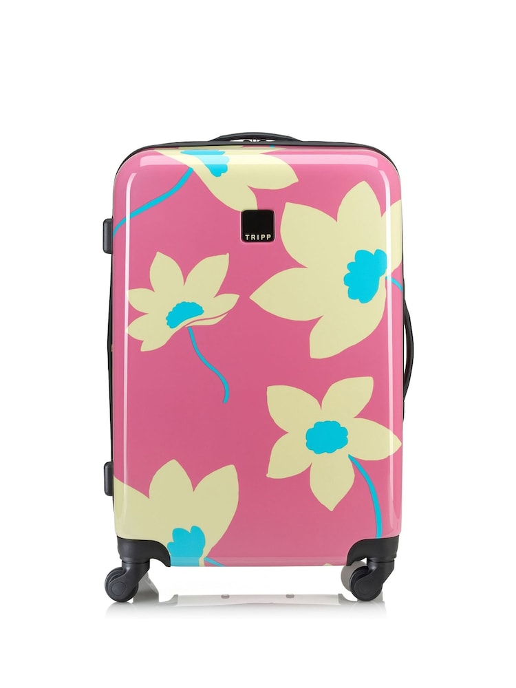 Tripp Pink Azalea Print Medium 66cm Suitcase - Image 1 of 5