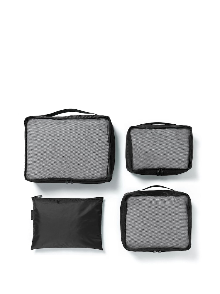 Tripp Grey Packing Cubes with Storage Bag Set Of 3 - Image 1 of 3 Tripp Grey Packing Cubes with Storage Bag Set Of 3 - Image 1 of 3