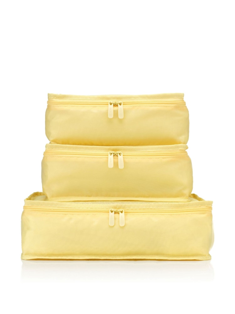 Tripp Yellow Packing Cubes with Storage Bag Set Of 3 - Image 3 of 3 Tripp Yellow Packing Cubes with Storage Bag Set Of 3 - Image 3 of 3