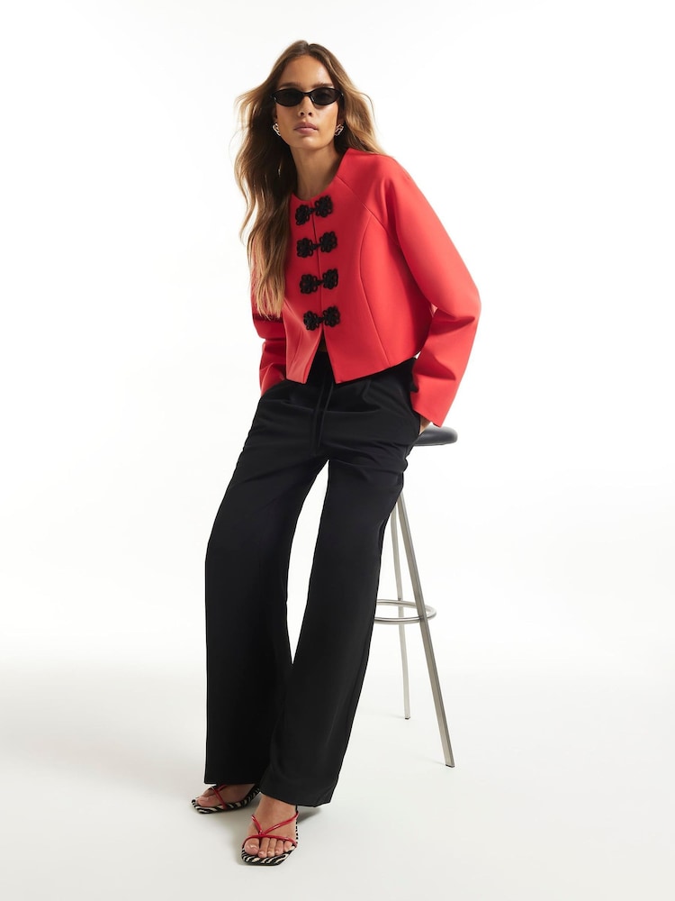 River Island Slim Fit Twill Trousers - Bilde 2 av 4