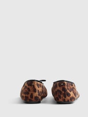 River Island Brown Bow Ballet Flats - Image 4 of 5