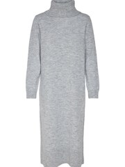 ONLY Curve Grey Maxi Roll Neck Knitted Dress - Image 5 of 5